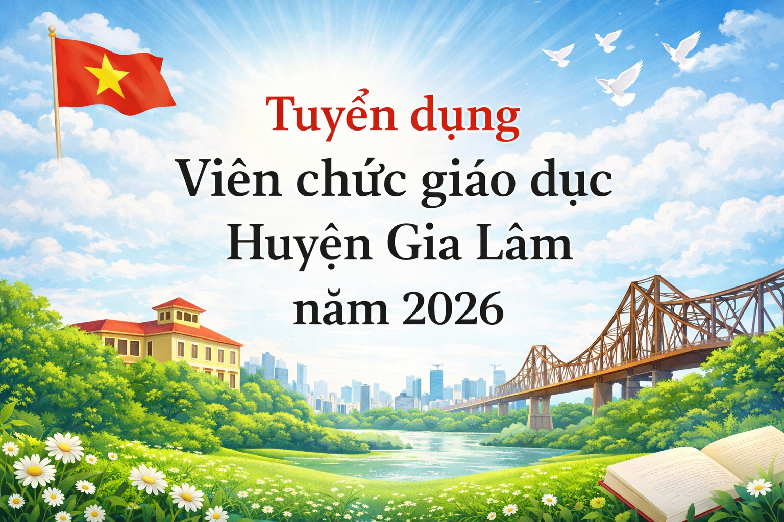 TUYỂN DỤNG VIÊN CHỨC HUYỆN GIA LÂM 2026